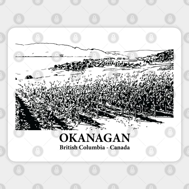 Okanagan - British Columbia Magnet by Lakeric